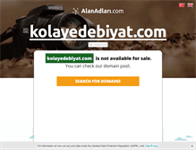 Tablet Screenshot of kolayedebiyat.com